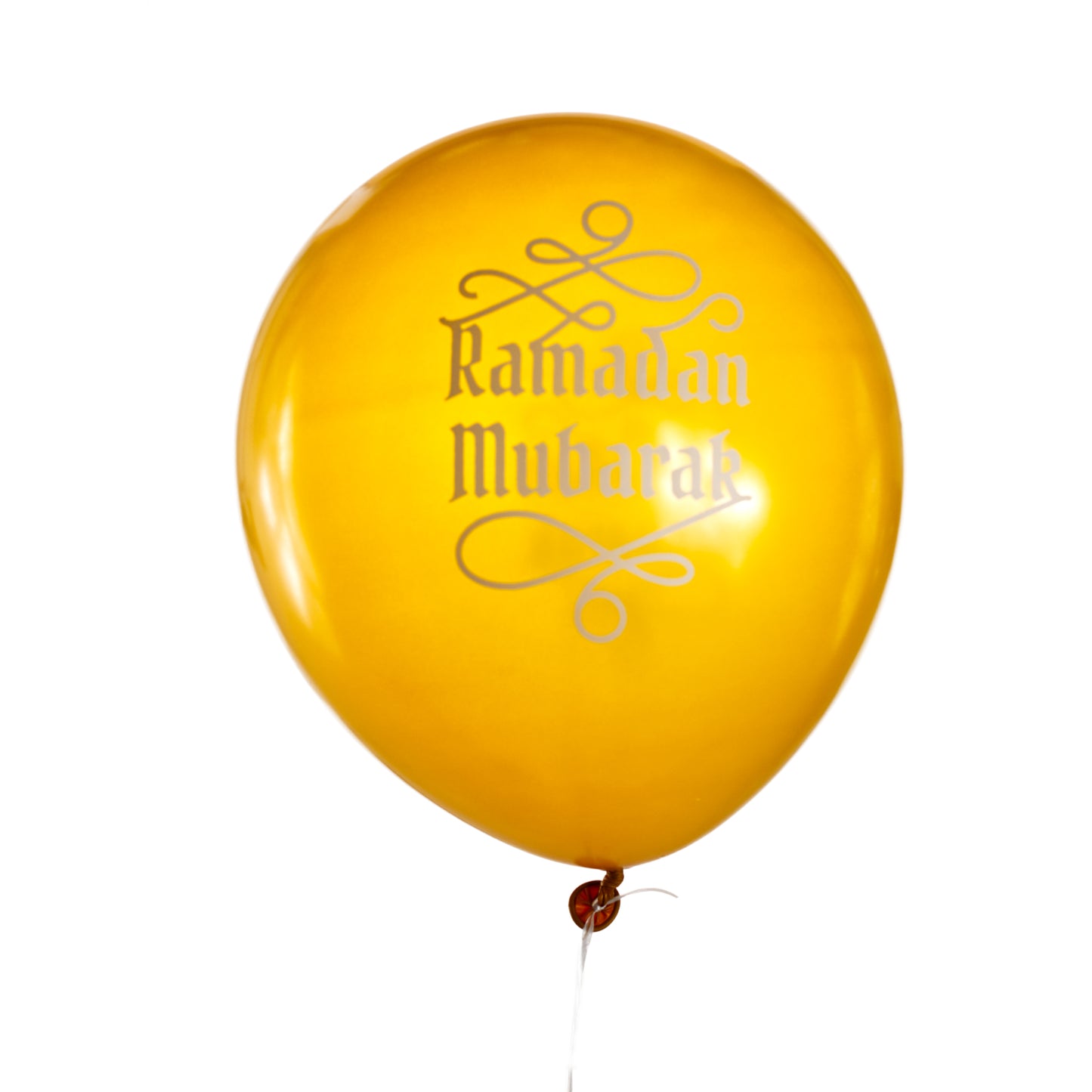 Ramadan Mubarak Balloons - White and Gold