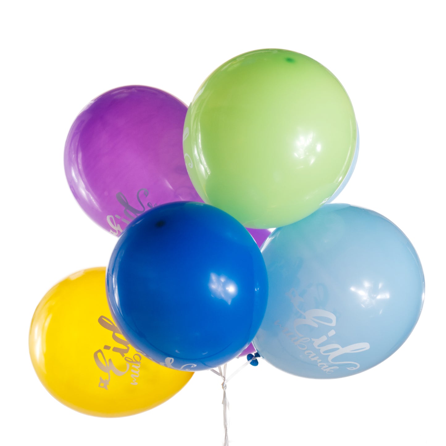 Eid Balloons - 10pk - Colourful Garden Galaxy Design