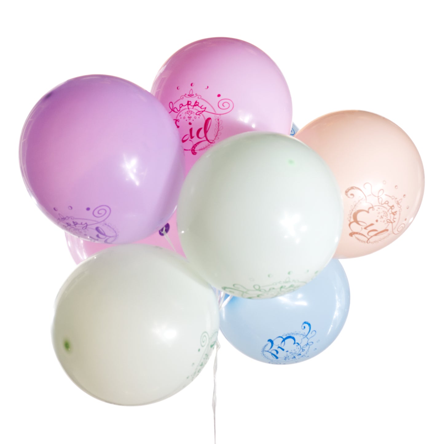 Eid Balloons - 10pk - Pastel Sunset Design