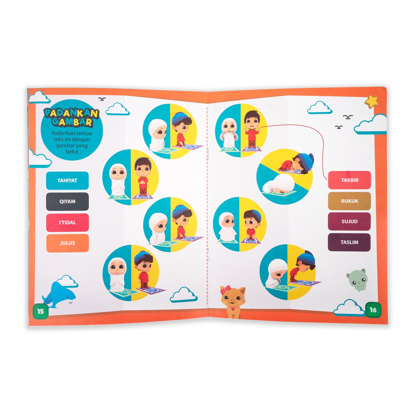CLEARANCE - Omar & Hana My Salah Mat - Interactive Kids Prayer Mat | Sejadah Interaktif Kanak-Kanak