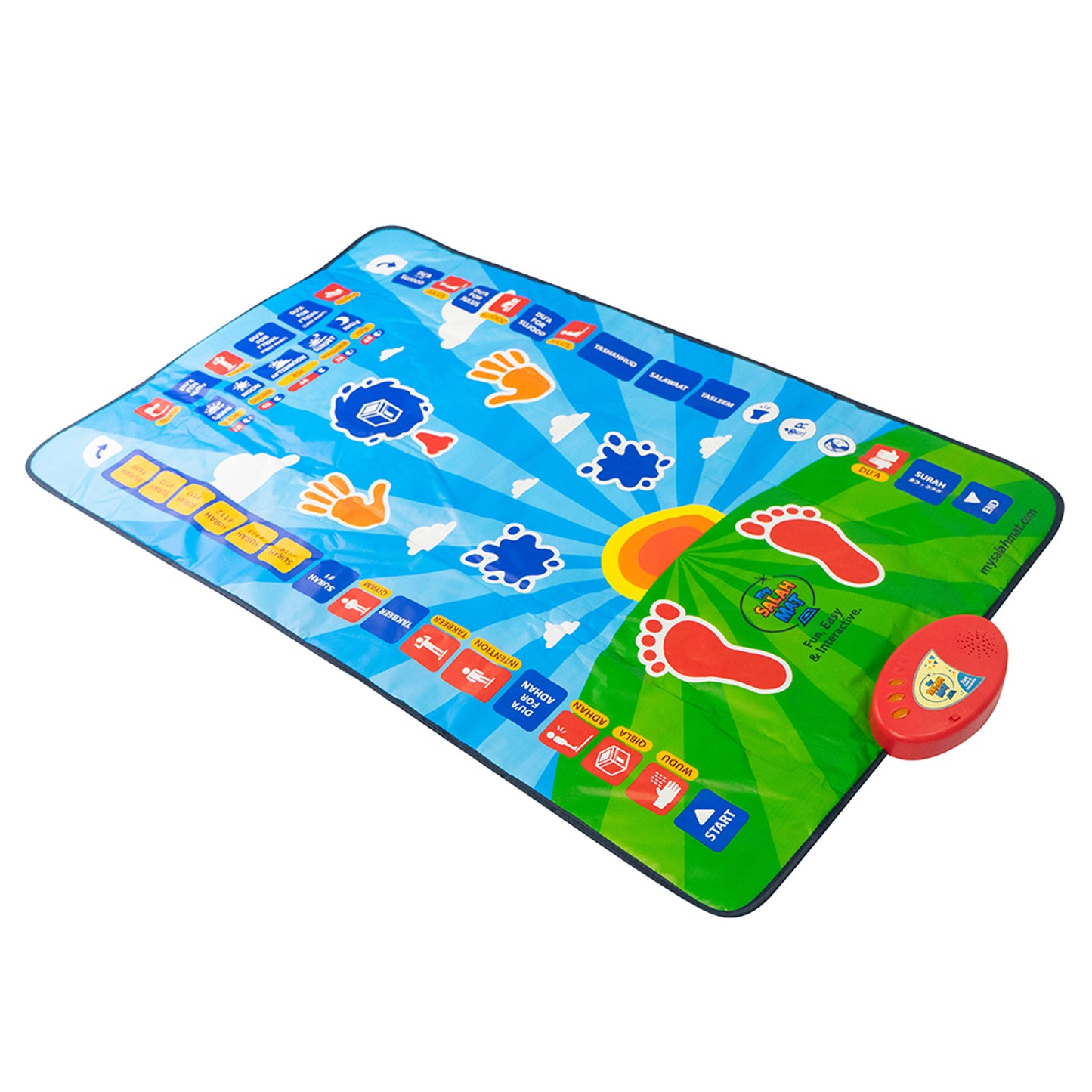 CLEARANCE - Omar & Hana My Salah Mat - Interactive Kids Prayer Mat | Sejadah Interaktif Kanak-Kanak