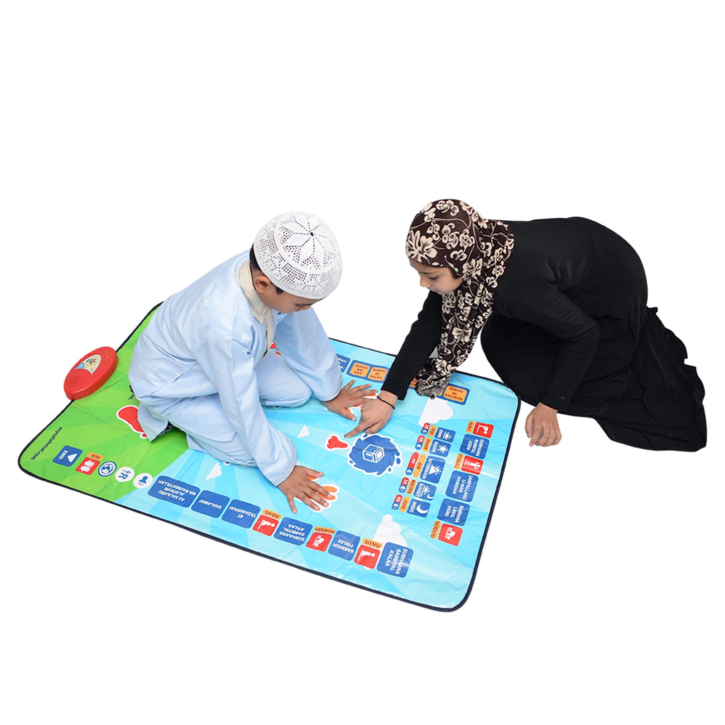CLEARANCE - Omar & Hana My Salah Mat - Interactive Kids Prayer Mat | Sejadah Interaktif Kanak-Kanak