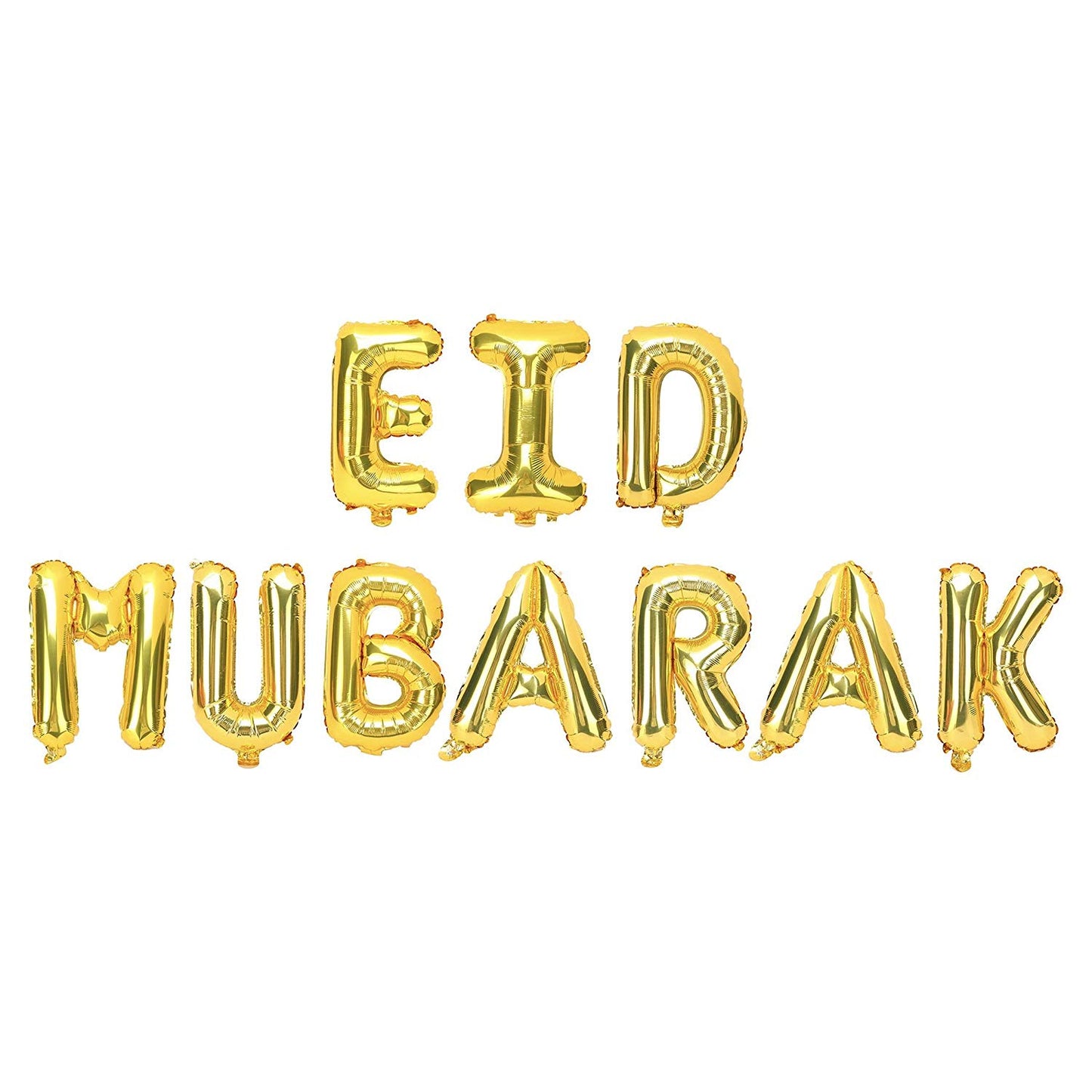 Eid Mubarak Foil Balloons - Gold
