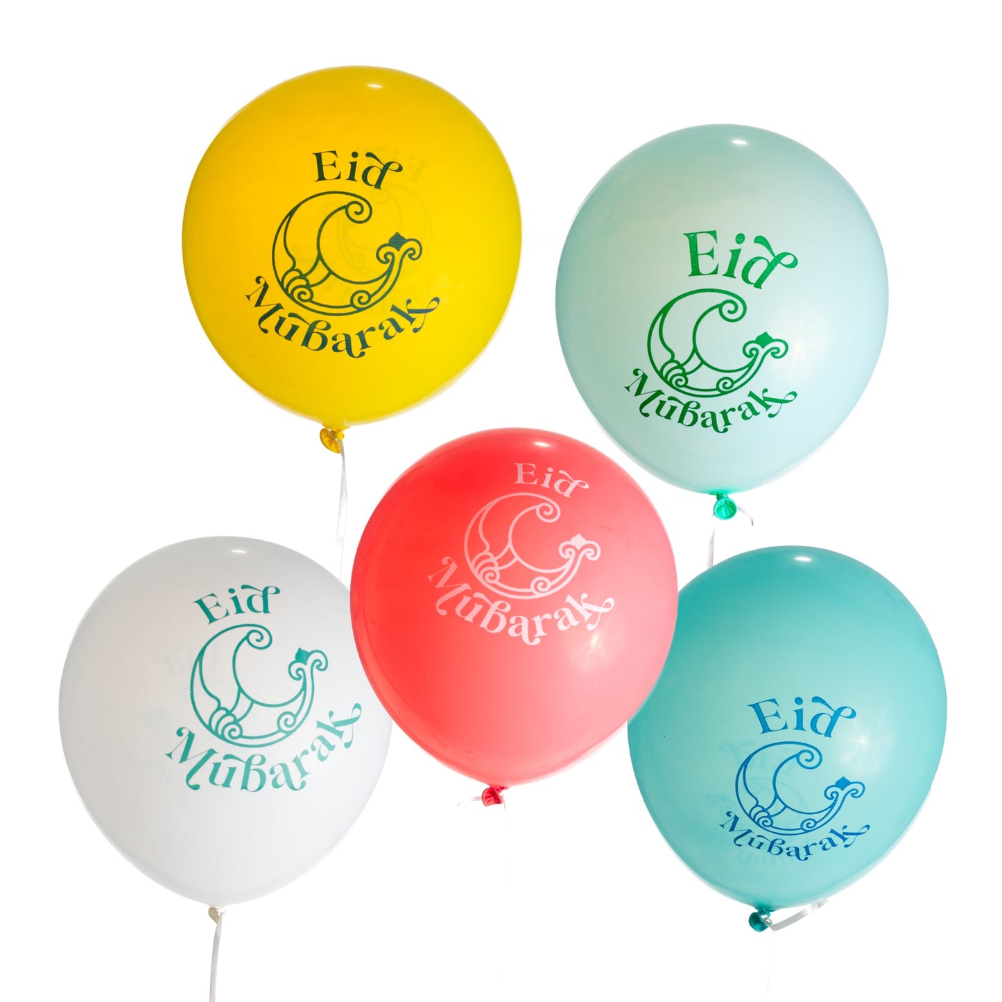 Bloom Moon Eid Mubarak Balloons