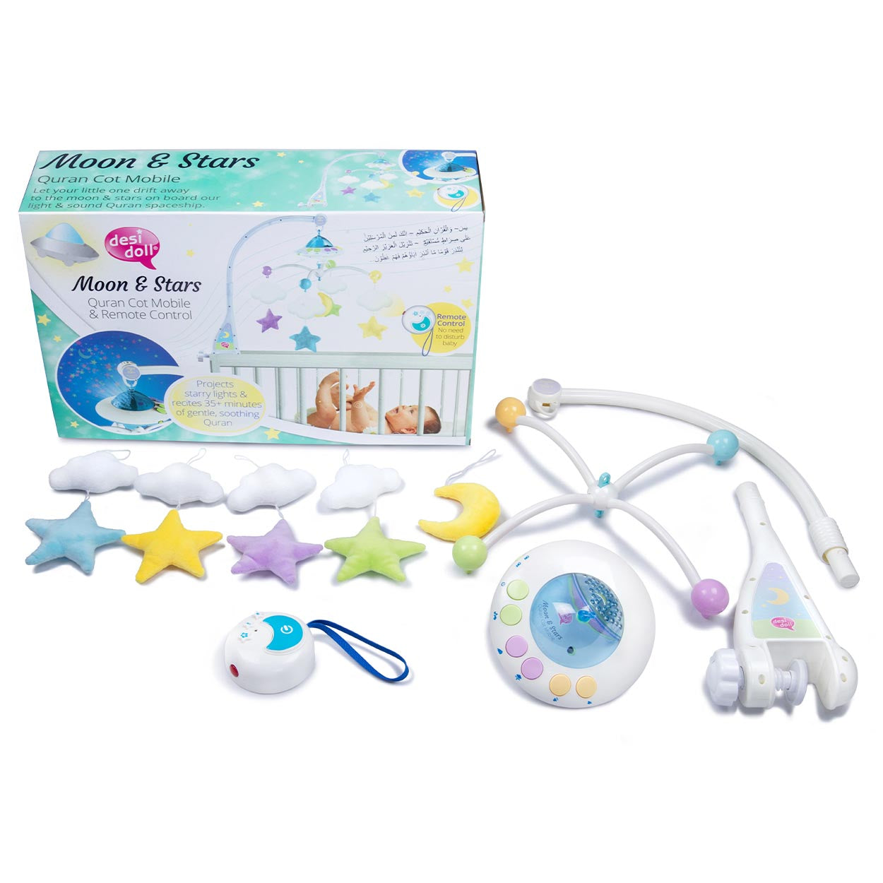 Moon and Star Quran Cot Mobile