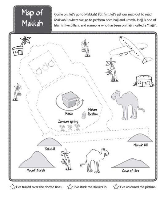 Makkah and Madinah Activity Book