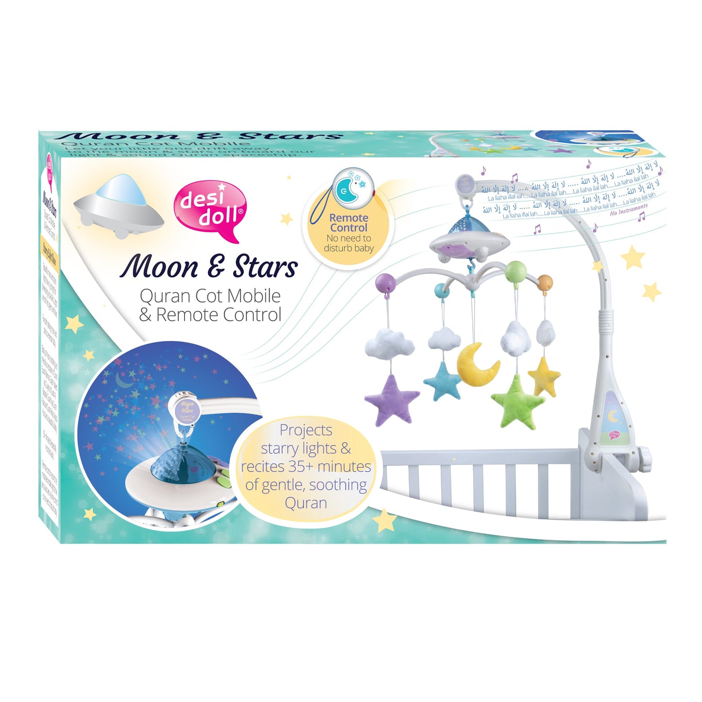 Moon and Star Quran Cot Mobile