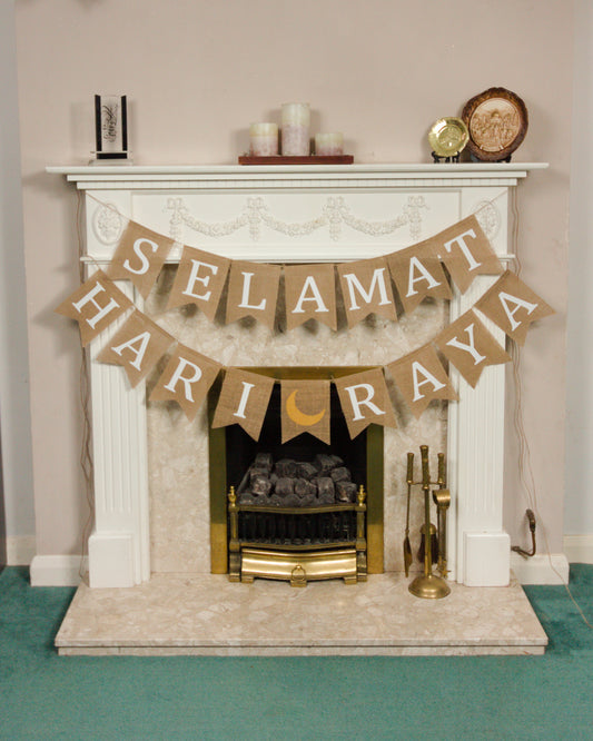 Selamat Hari Raya - Jute Banner