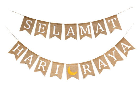 Selamat Hari Raya - Jute Banner